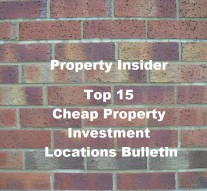 Top 15 Cheap Property Investment Locations England, July 2016 Report